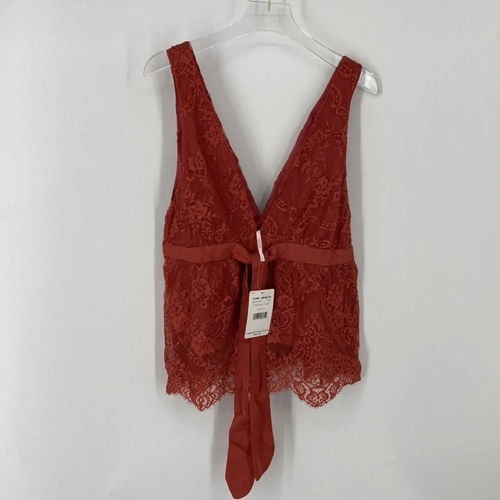 Free People Chante Lace Tank Top